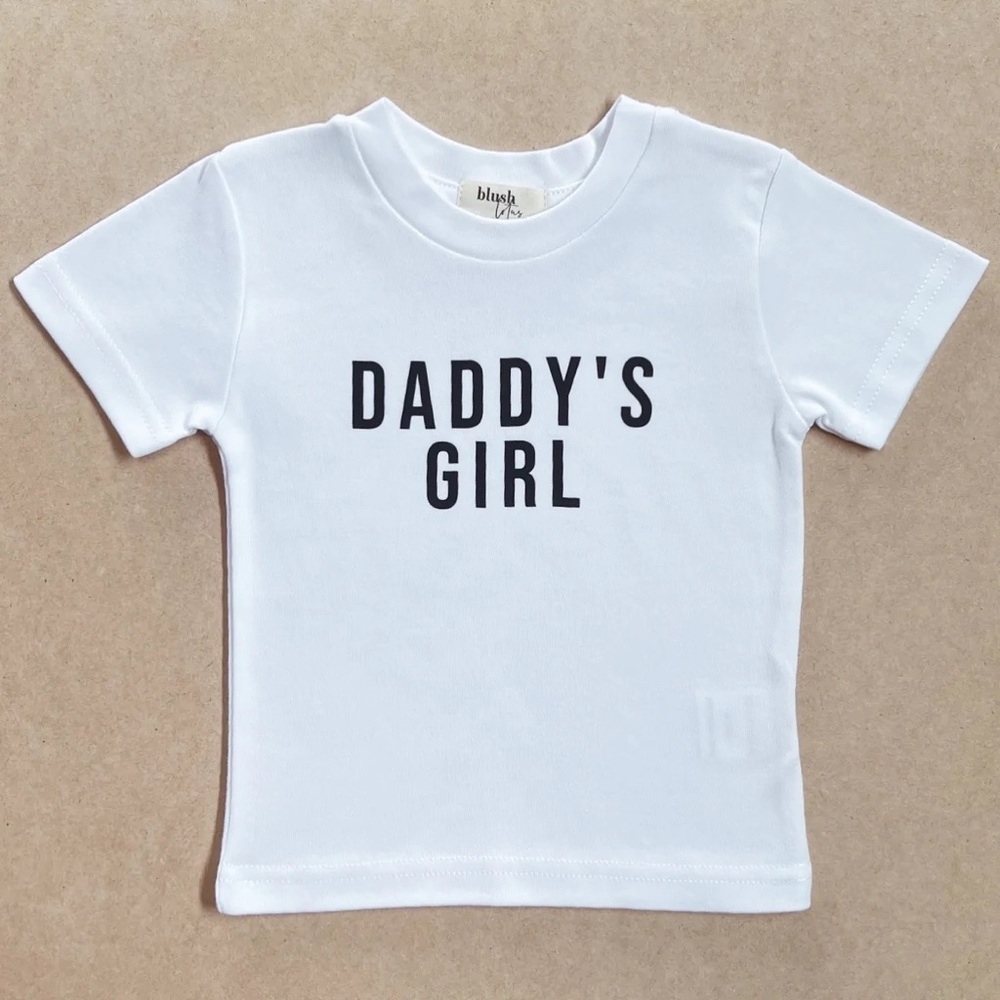 DADDY’S GIRL | Blush Lotus Organic Baby Toddler Tee